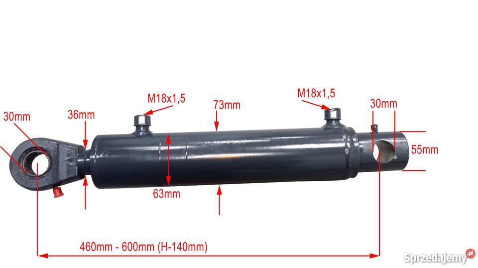 Si Ownik Hydrauliczny Cylinder X X Skok Solec Kujawski