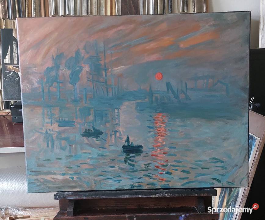 Ręcznie malowana kopia obrazu Claude Monet Warszawa Sprzedajemy pl