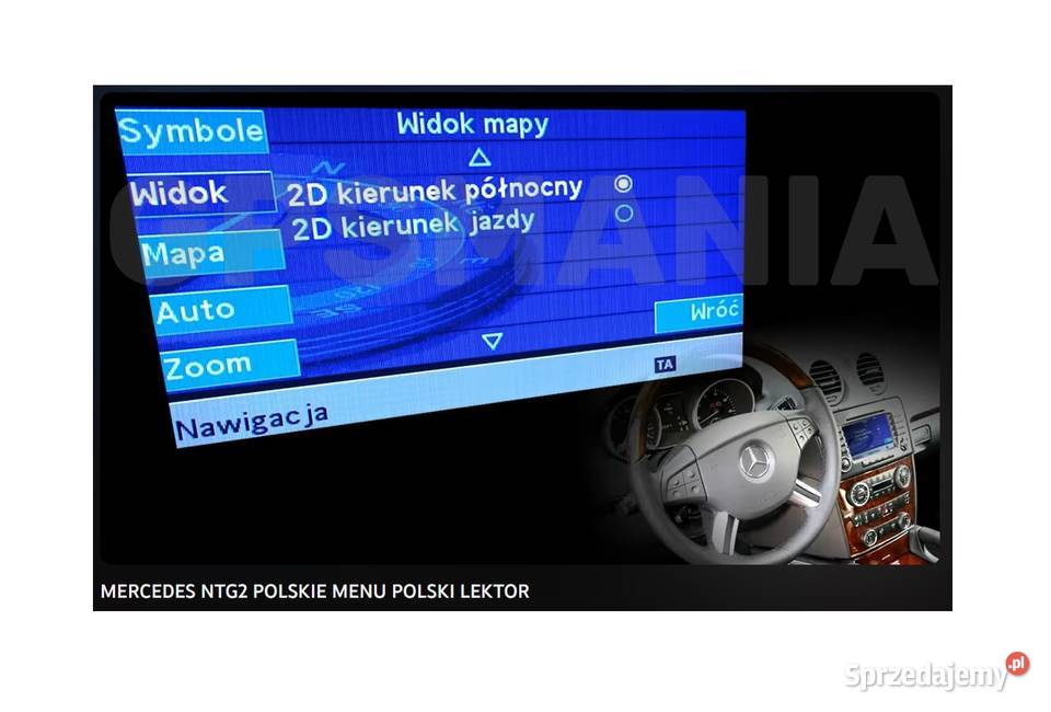 Polskie Menu Nawigacja Mercedes Ntg Polski J Zyk Mapa Eu D