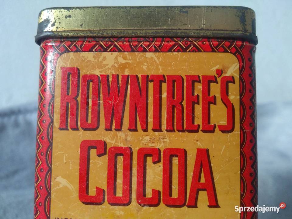 Stara Puszka Blaszana Pude Ko Po Kakao Rowntree S Cocoa Warszawa