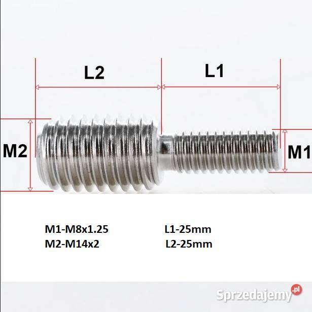 Szpilka Redukcyjna M Na M Inox Trze Ni W Sprzedajemy Pl