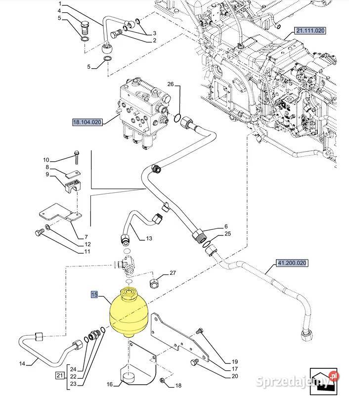 Akumulator Hydrauliczny Cnh Case New Holland Bia Ystok