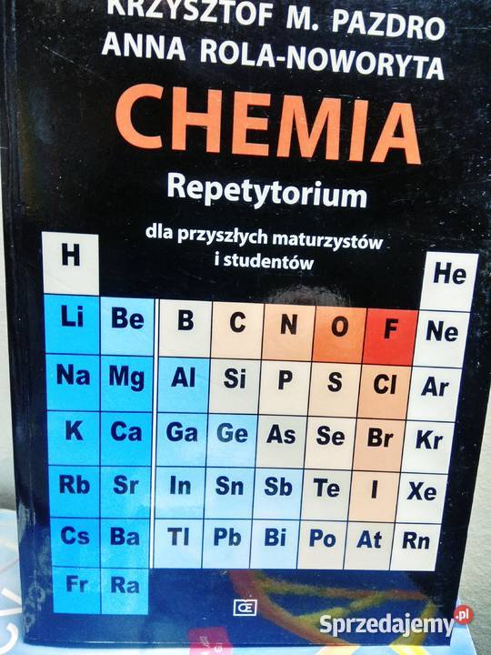 Chemia Repetytorium Maturalne Pazdro Warszawa Sprzedajemy Pl