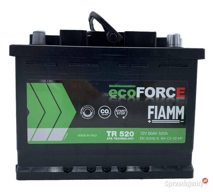 Akumulator 60AH Fiamm ECOFORCE AFB Wrocław Sprzedajemy pl