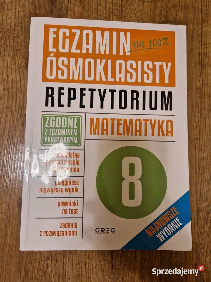 Egzamin ósmoklasisty matematyka Repetytorium GREG Warszawa