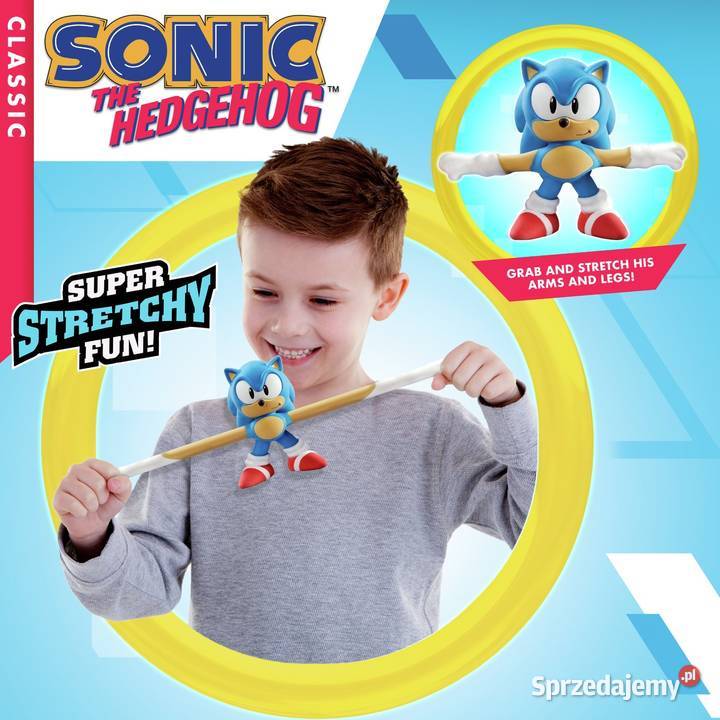 Figurka Stretch Sonic The Hedgehog Rozciągliwa do Rozciągani Mogilany