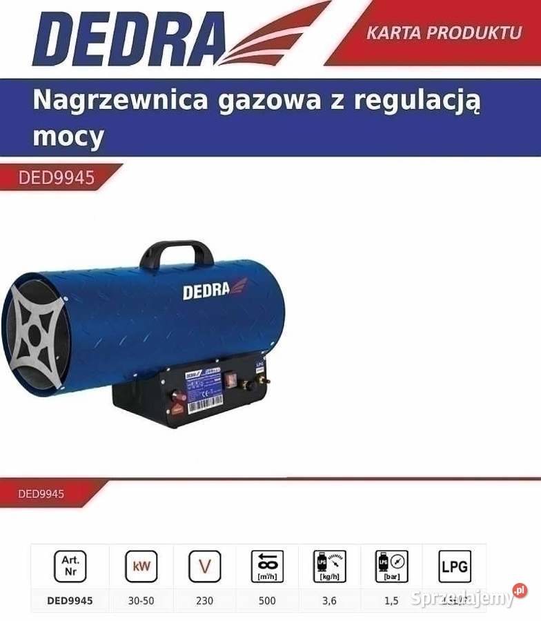 Dedra Ded Nagrzewnica Gazowa Piec Dmuchawa Kw Ewimax Opalenica