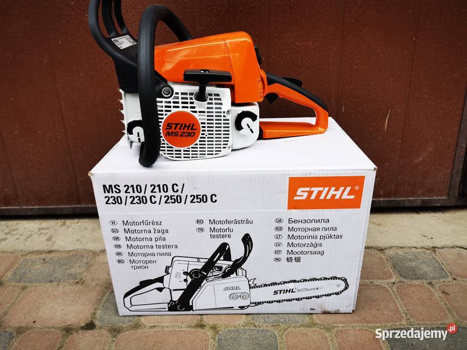 Piła spalinowa STIHL MS 230 MS230 2 7KM Czarna Sprzedajemy pl