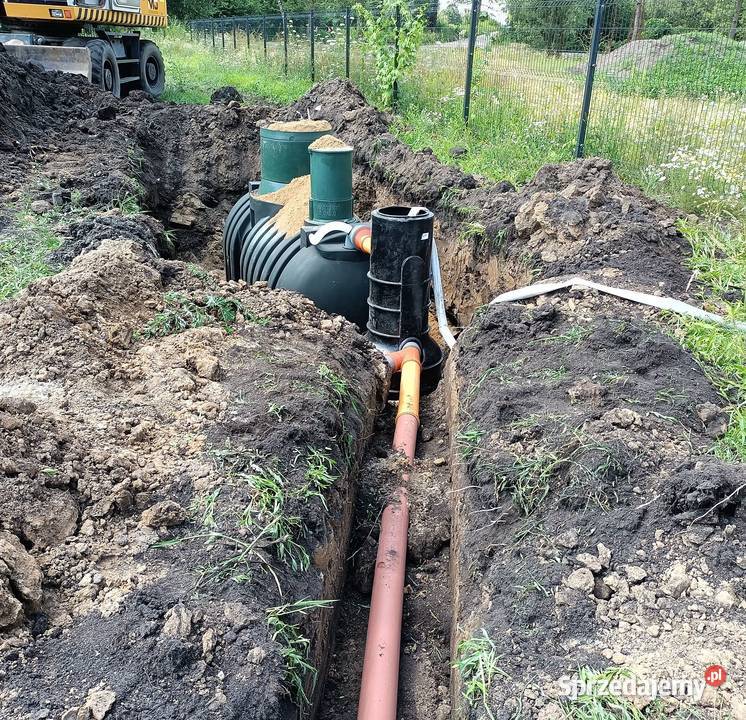 2000L przydomowa oczyszczalnia ścieków na rozsącznikach Wąsosze