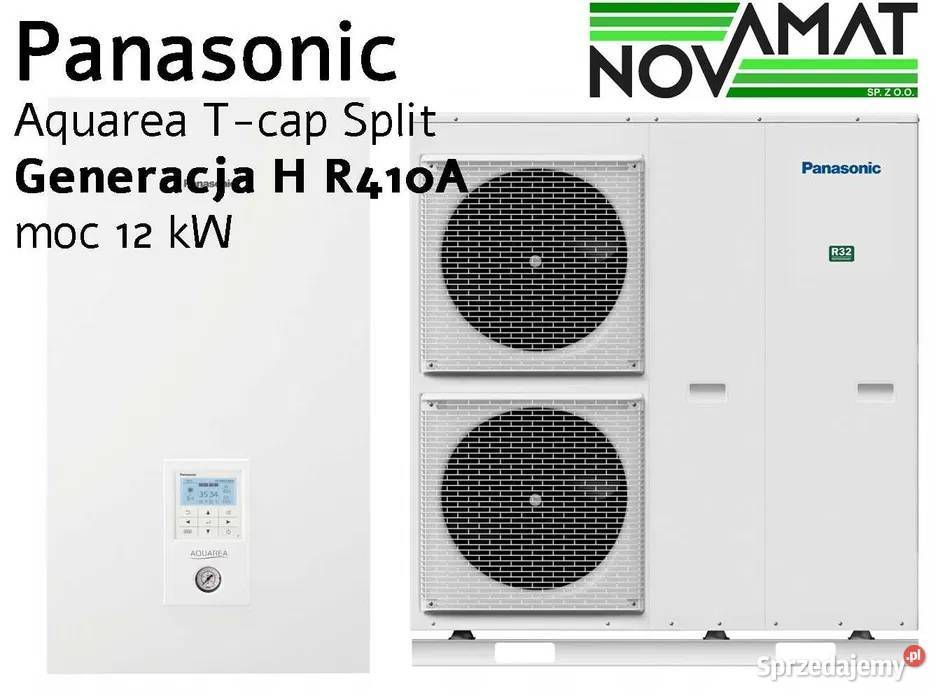 Pompa ciepła Panasonic T CAP seria H 12kW R410A KIT WQC12H9E8 MONTAŻ