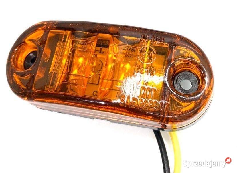 Lampa obrysowa LED obrysówki 10 sztuki 10 30V pomarańczowe Pomiechówek