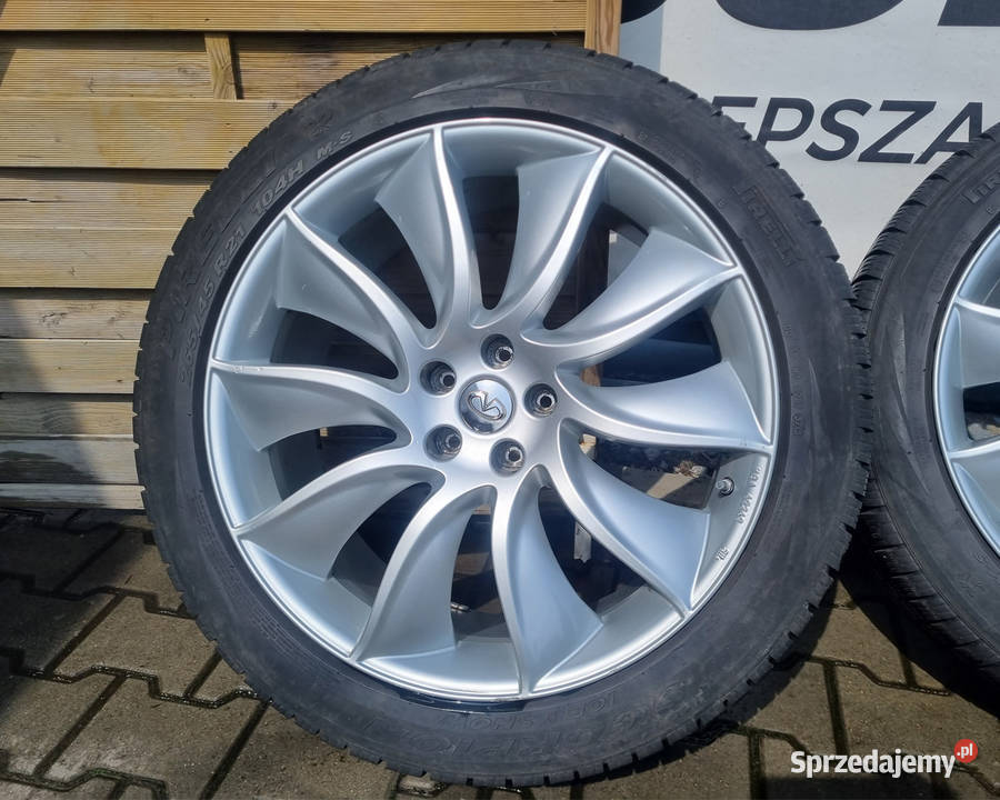 Felgi Infiniti 21 z oponami Pirelli Ice Snow 265 45 21 Trzebiechów