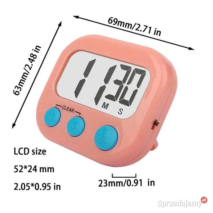 Minutnik do kuchni timer Sekundnik z Magnesem Płock Sprzedajemy pl