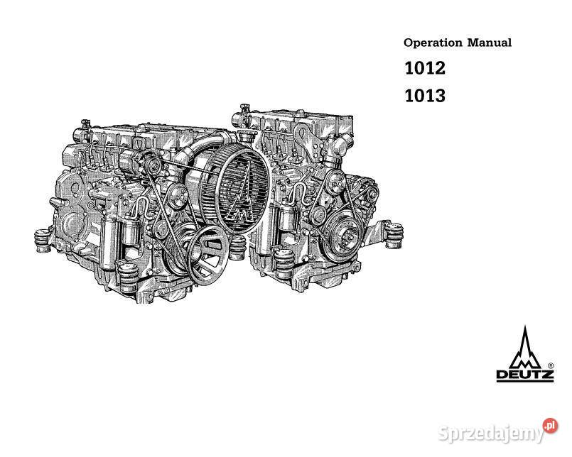 Deutz Silnik Instrukcja Napraw I Obs Ugi Kielce Sprzedajemy Pl