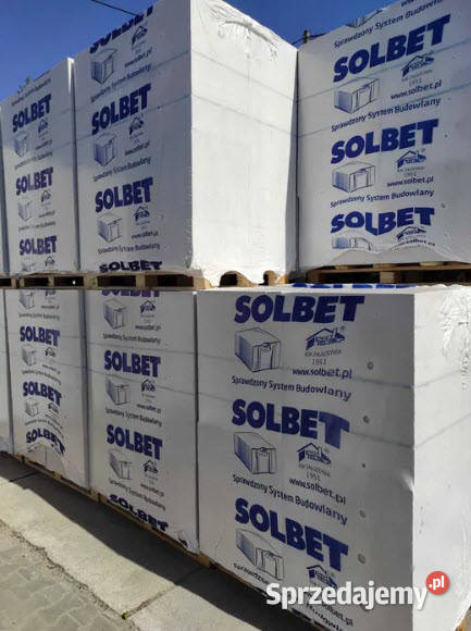 Solbet beton komórkowy Z UCHWYTEM 24x24x59 Zalesie Sprzedajemy pl