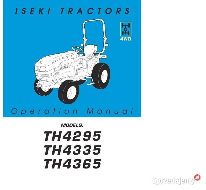 Iseki Th Th Th Instrukcja Obs Ugi Kielce Sprzedajemy Pl