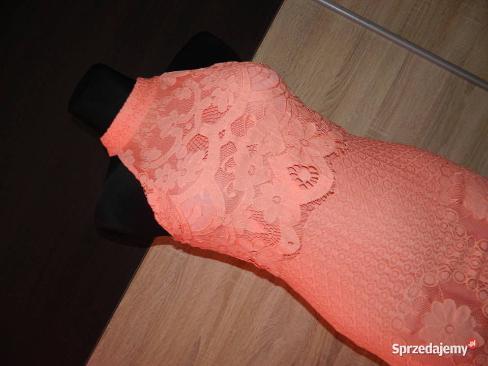 Missguided efektowna sukienka gipiura 36 Koronkowa małopolskie Trzebinia
