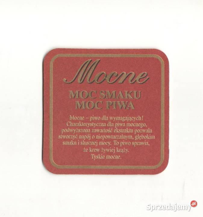 Tyskie podstawka do piwa 28 śląskie Gliwice