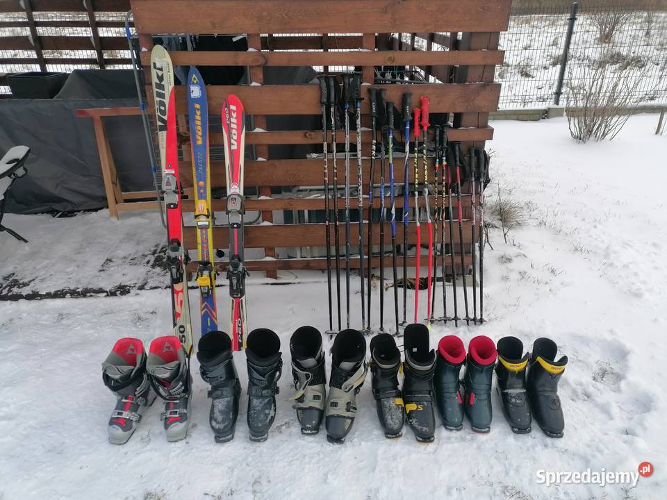Narty buty kijki różne rozmiary Przysucha