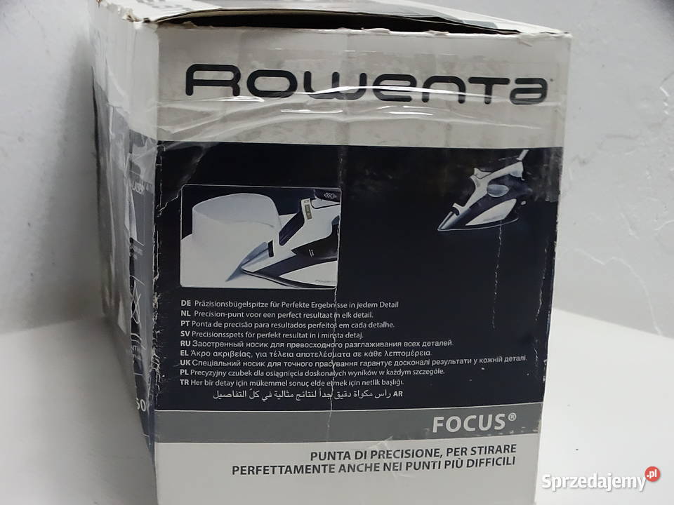 Żelazko Parowe Rowenta Focus 2500W Made In lubelskie
