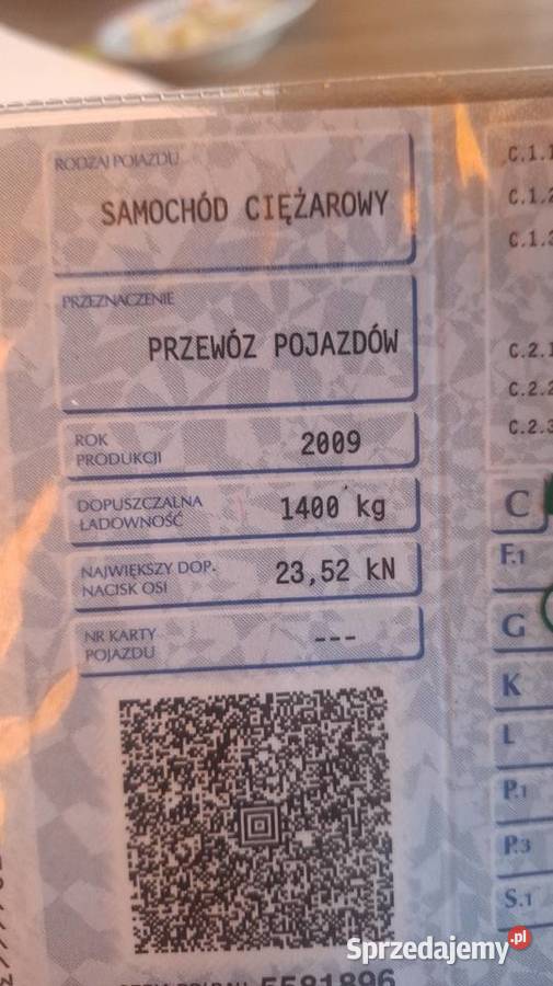 Fiat Ducato 30 auto laweta małopolskie Szymbark
