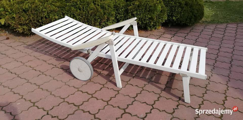 Leżak basenowy ogrodowy łóżko aluminiowy Kettler Garwolin