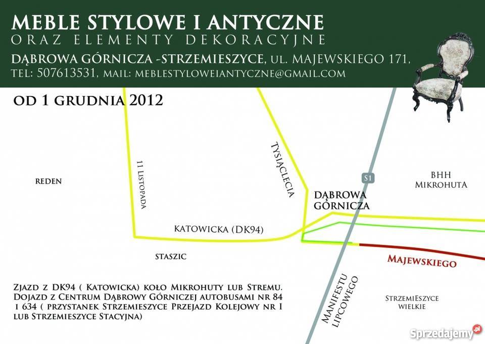 Piękna dębowa komoda secesyjnasklep Dąbrowa Dąbrowa Górnicza sprzedam