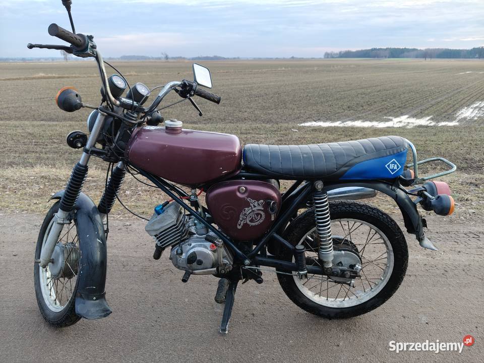 Simson S51 enduro 1990r dokumenty Nowe Skalmierzyce