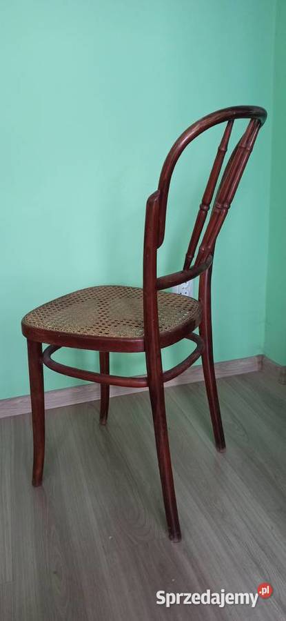 Krzesła gięte Thonet z plecionką 2 Stołki i taborety Kraków