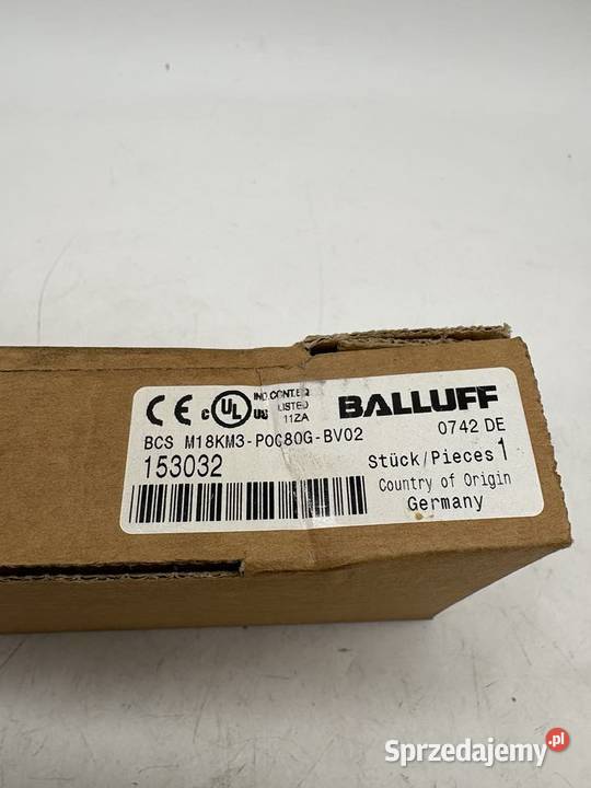 Balluff BCS M183POC80GBV02 Czujnik pojemnościowy Warszawa