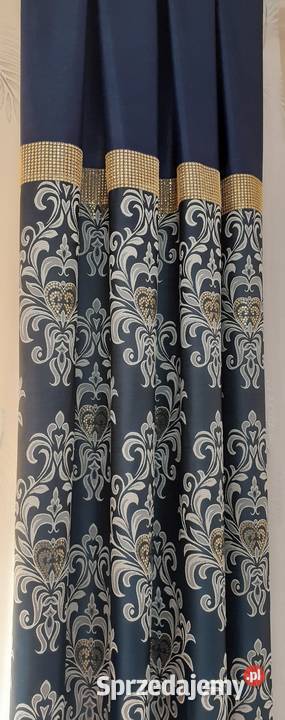 Zasłony granatowe Mława sprzedam