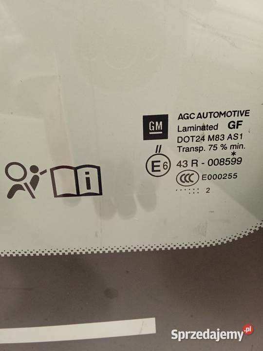 Szyba Przednia Opel Insignia 08 Oryginał Bralin