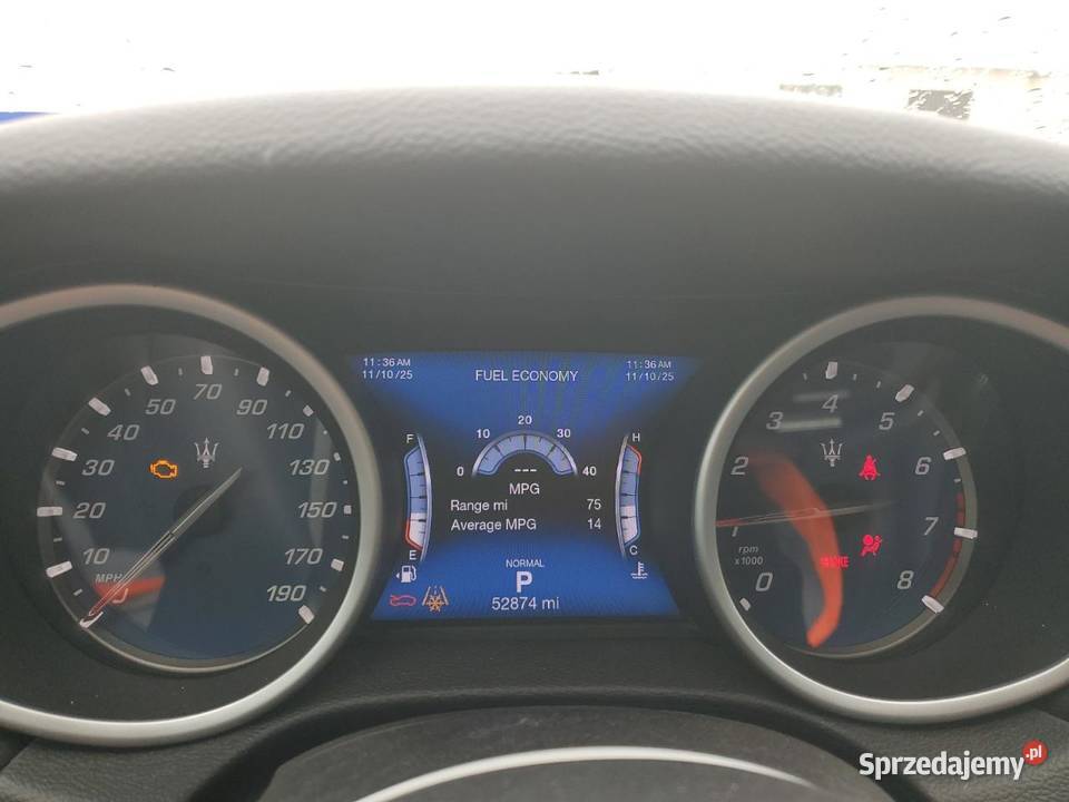 2020 MASERATI GHIBLI uszkodzony Częstochowa