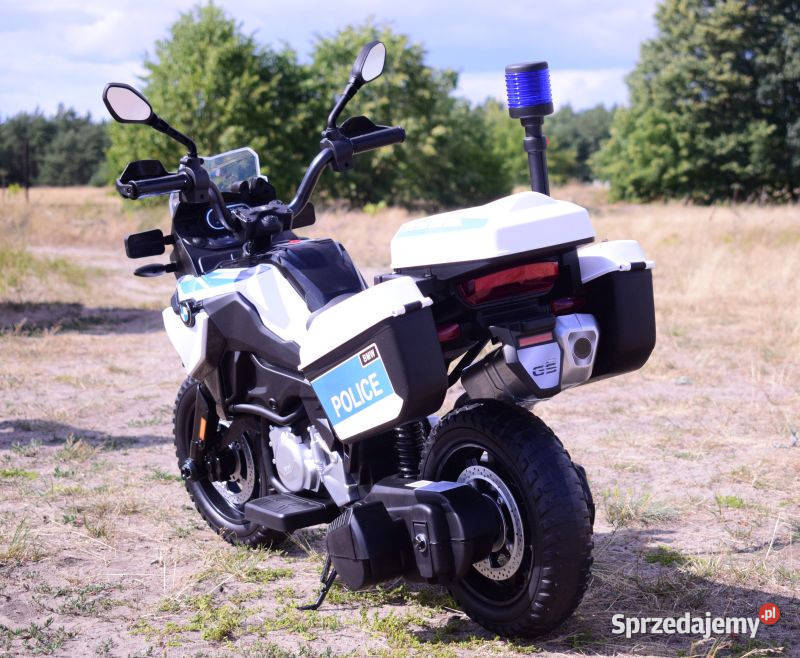 Autko motorek MOTOR BMW POLICJA na akumulator Myszków