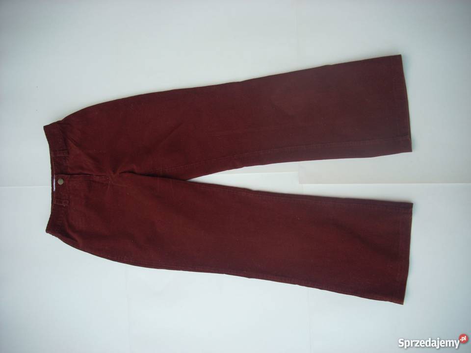 Spodnie Sztruksy rdzawe idealne 34 36 Nowy Sącz