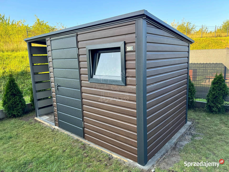 Schowek domek ogrodowy 25x2m wiata okno Busko-Zdrój