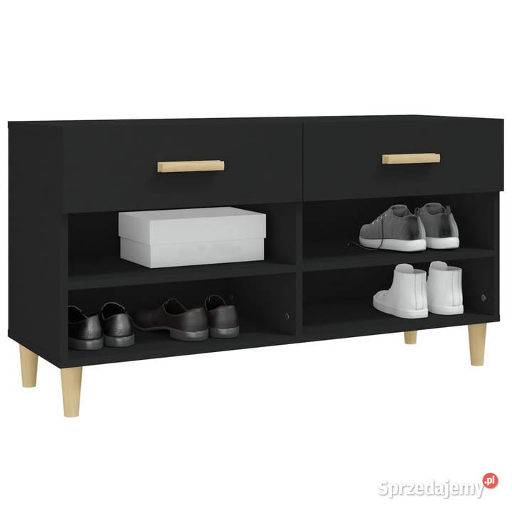 Szafka na buty czarna 102x35x55 materiał mazowieckie sprzedam