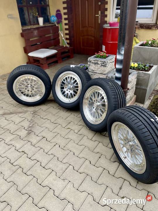 Nowe koła 16 4100 felgi alu opony 20555R16 łódzkie Kutno
