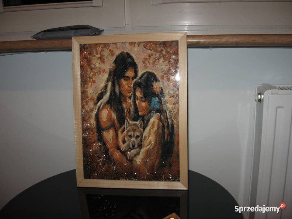 Obraz rękodzieło haft diamentowy warmińsko-mazurskie