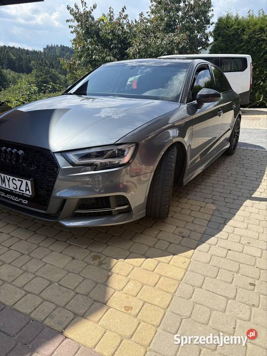 Audi S3 8V sedan nano grey doinwestowane Nowy Sącz sprzedam
