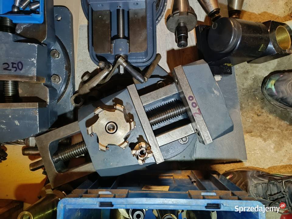 Imadło maszynowe Imadła 7 sztuk imadło 155 Legnica