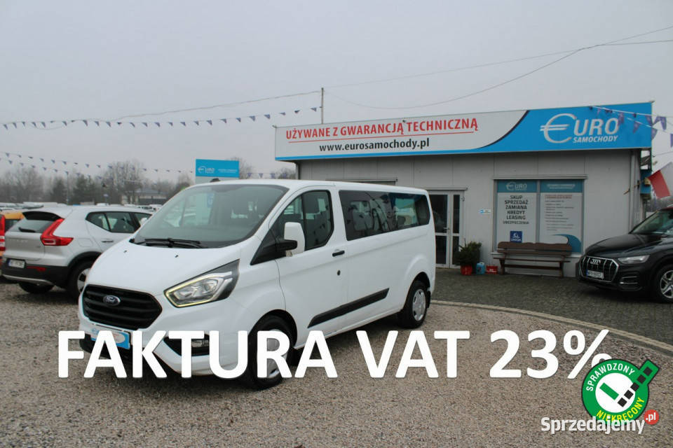 Ford Transit Custom L2 LONG Salon Polska Fvat pełny VAT Samochody osobowe mazowieckie