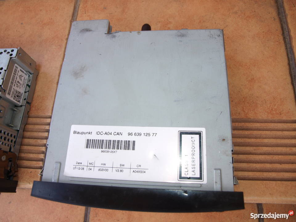 Citroen C3 C4 C5 Berlingo radio zmieniarka CD Kalisz sprzedam