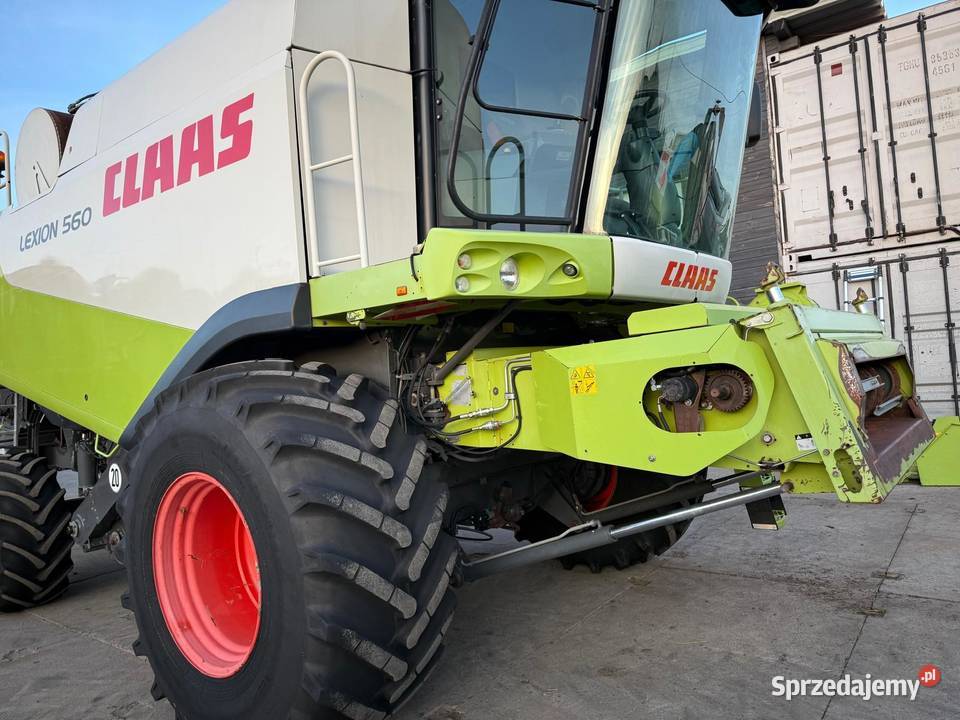 Kombajn zbożowy Claas Lexion 560 heder V750 Zbożowe Nowa Ruda