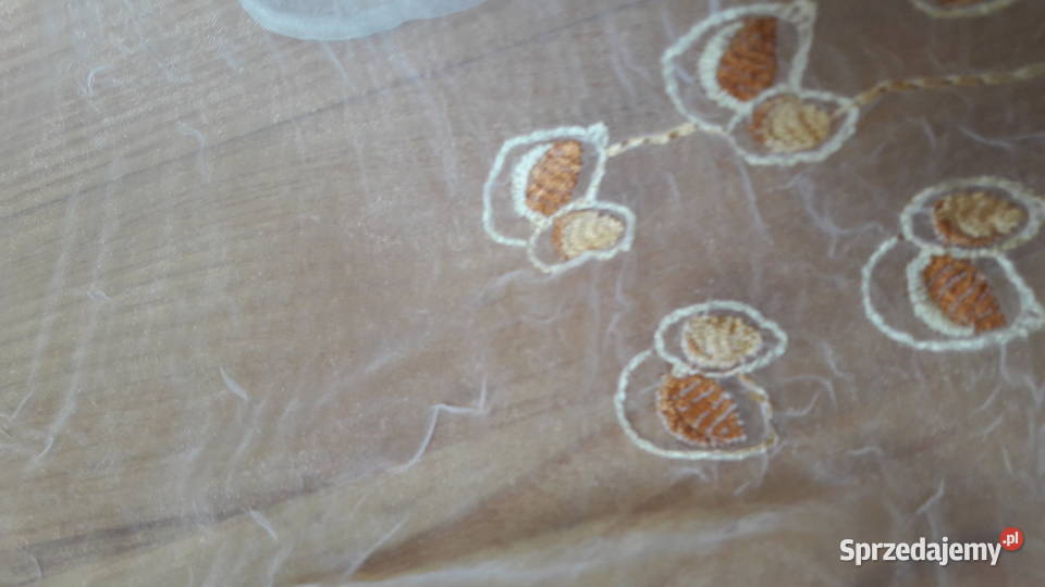 Organza kresz biała haft szer 190 102 wys biały mazowieckie Radom