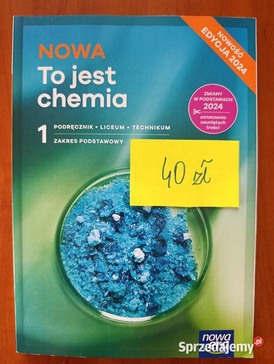 Podręcznik w stanie do chemii kl 1 liceum i Wsola