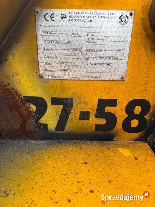 JCB 52758 Karetka QFit Jastrzębniki sprzedam