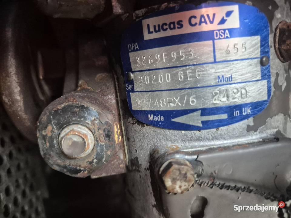 Pompa Perkins 6 cyl Landini Massey ferguson 3070 Układ paliwowy podlaskie Zajęczniki