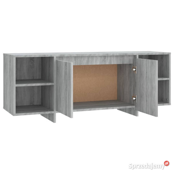 Szafka pod TV szary dąb sonoma 130x35x50 RTV Warszawa