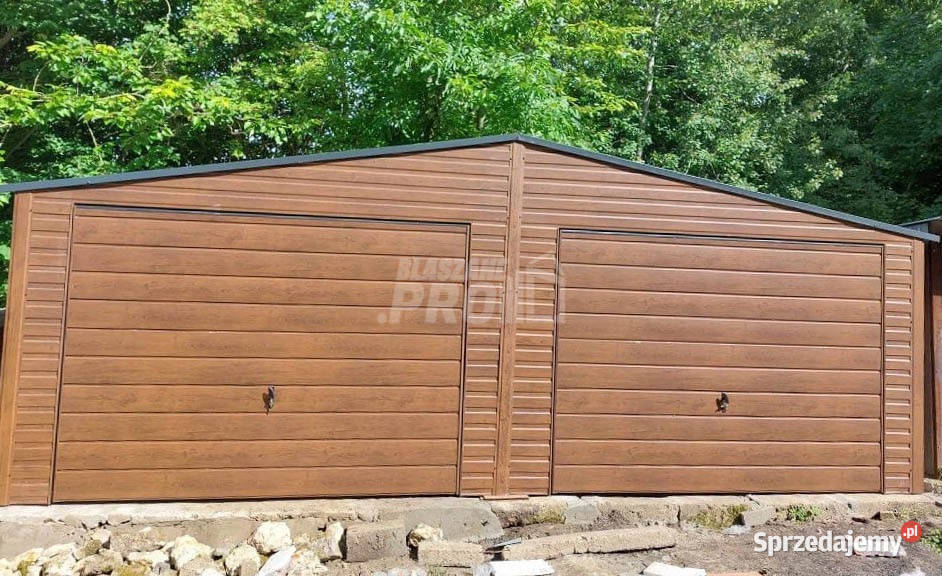 Garaz blaszany 7x5 2x Brama uchylna 399zł/m2 Gliwice sprzedam